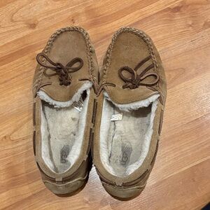 UGG Tan Suede Moccasins